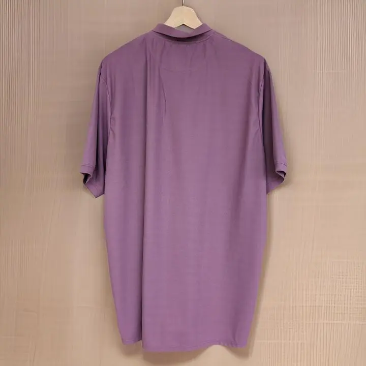 Mauve Dri-fit Polo T-shirt - Image 4