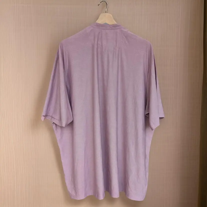 Periwinkle Mandarin Neck Dri-fit Tshirt - Image 6